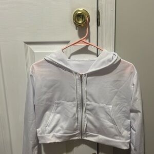 White Croped Jacket